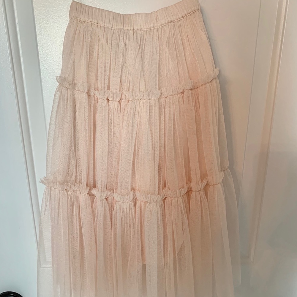 Kids pink tulle skirt-NWT